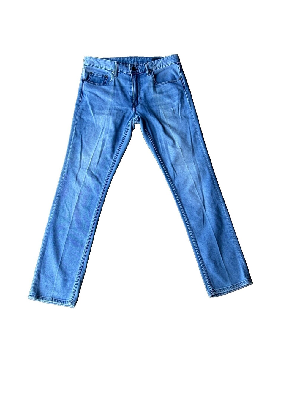 Bonobos Premium Stretch Men's Blue Denim Jeans Slim Fit Mid Rise Light Wash